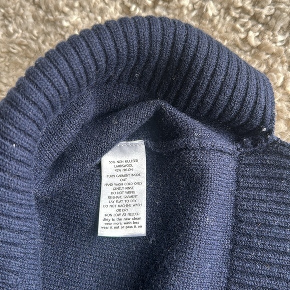 Toad & co crew neck striped wool sweater - Picture 9 of 10